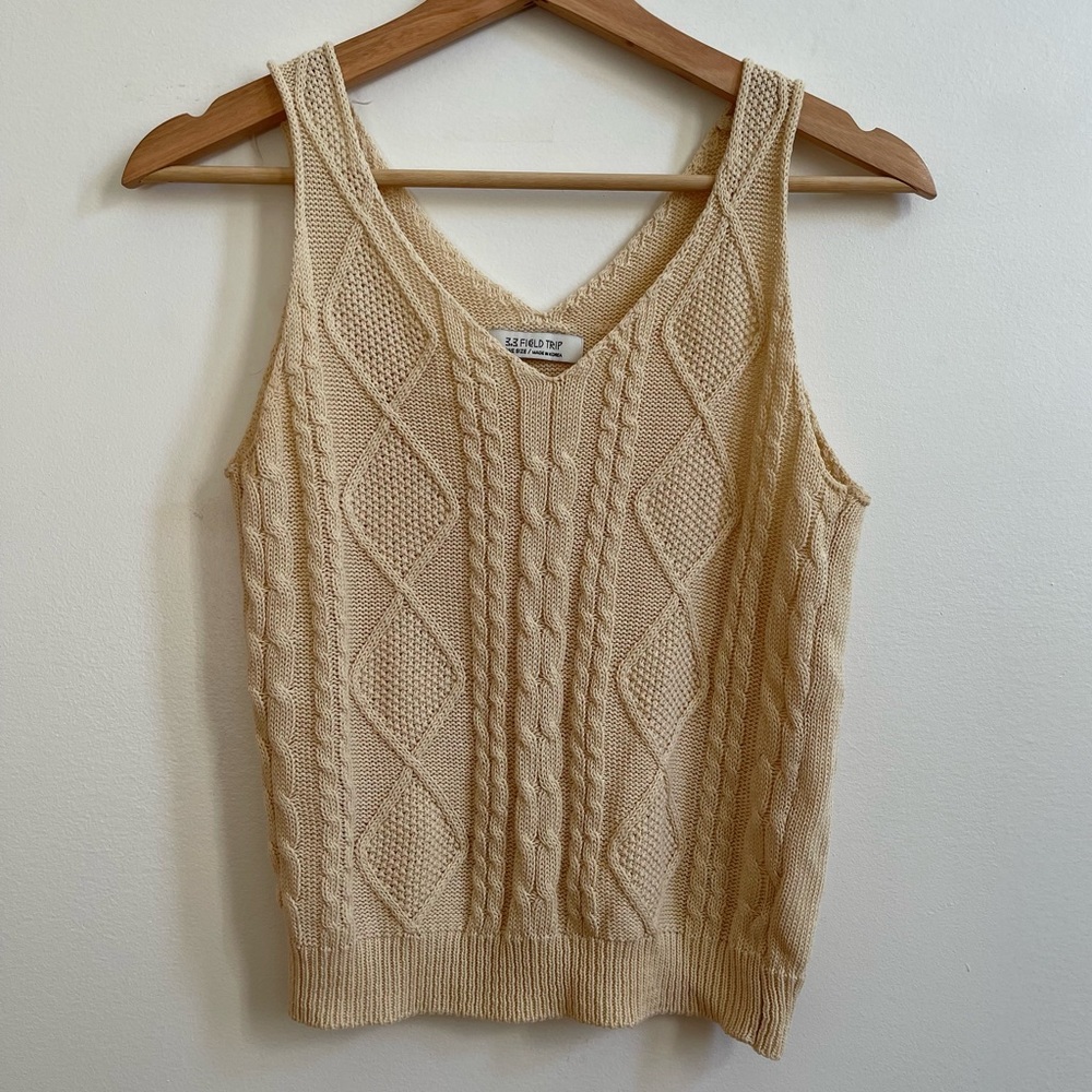 A-land Korean Brand Sweater Vest